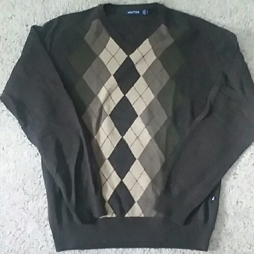 New Nautica V-Neck Sweater